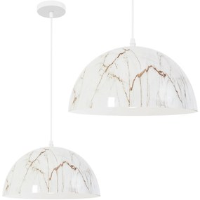 Toolight, závesná lampa APP911-1CP Marble, imitácia kameňa, OSW-06620