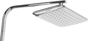 Rea Tom, termostatická batéria so sprchovou dažďovou sadou, chrómová, REA-P7100