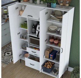 Set kuchynských skriniek Jenaretta 31 (biela + čierna). Vlastná spoľahlivá doprava až k Vám domov. 1107095
