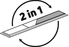 Deante Linear drain, floor, 100 cm - Reversible