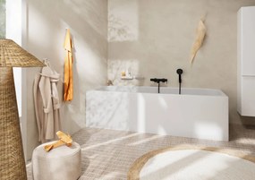Hansgrohe Tecturis S, páková vaňová batéria nástenná, čierna matná, HAN-73422670