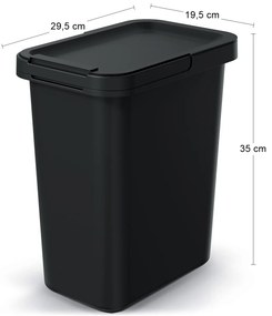 Odpadkový kôš na triedený odpad NKS12 12 l - čierna