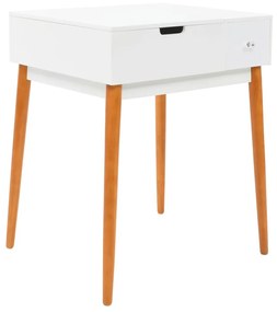 vidaXL Toaletný stolík so zrkadlom, MDF, 60x50x86 cm