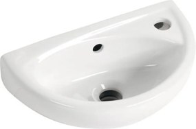 Aqualine Aqualine, OVAL keramické umývadlo 23x39cm, TP040