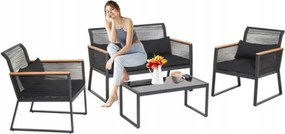 Sada Záhradného Nábytku Na Balkón, Terasu Pre 4 Osoby