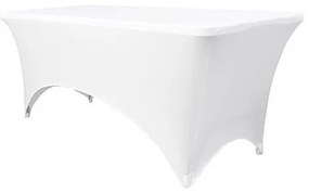Biely obrus na cateringový stôl s rozmerom 180cm