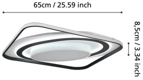 Eglo 39864 - LED St. str. svietidlo BENALAURIA LED/28W/230V+LED/13W+ LED/2,8W +DO