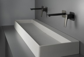 Deante Blur, granitové umývadlo na dosku 1000x400x120 mm, biela, DEA-CQB_AU1S