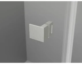 Mexen Lunar T, sklápací sprchový kút ľavý 115 x 80 cm, 8mm číre sklo, oceľový profil, 834T-115-080-97-00-L