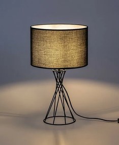 Rabalux 74082 stolná lampa Nivra, čierna