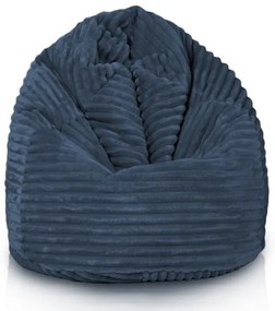 Sedací vak SAKO granátový stripe