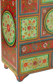Drevená farebná komoda Mumbai mango wood - 43*29*65 cm