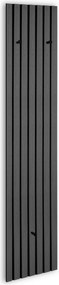 XXXLutz VEŠIAKOVÝ PANEL, sivá, čierna, 25/160/7 cm Xora - Vešiakové steny - 001234013004