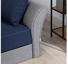 Leňoška Agira 22 (sivá + ružová) (L). Akcia -20%. Vlastná spoľahlivá doprava až k Vám domov. 1044509