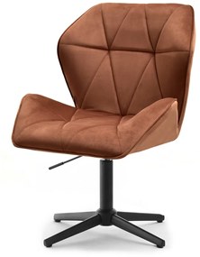Kreslo Velma S (medená + čierna). Akcia -19%. Vlastná spoľahlivá doprava až k Vám domov. 1110475
