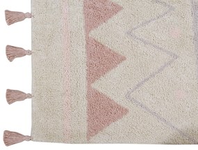 Prateľný koberec tecalzo 140 x 200 cm ružový MUZZA