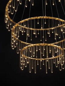 Luxusný luster Stellar 3 zlatá