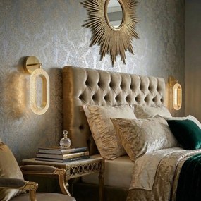 Toolight Toolight, LED nástenné svietidlo 7W, 500lm, 4000K, G171-W, zlatá lesklá, OSW-07815