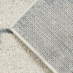 Dywany Łuszczów, Kusový koberec Fusion 0806 cream/l. grey, 200x290, biela, kancelária
