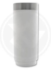 Tienidlo Manila 67 mm na záhradné lampy - strieborné Strieborná