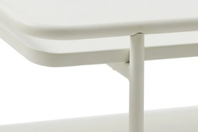 Dizajnový odkladací stolík Harinder 45 cm sivý