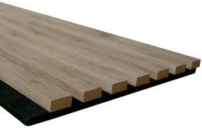 TRENDIE 3D Drevené lamely na stenu 255x30 cm - ORECH