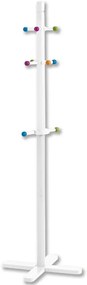 Zeller Present Detský vešiak, stojan na oblečenie s 10 farebnými háčikmi
