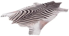 Obsession, Kusový koberec Toledo 192 black white, 155x190 tvar kožušiny, čiernobiela, chodba / predsieň