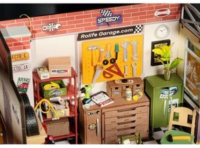 RoboTime - Miniatúra domčeka Garáž 2xAAA