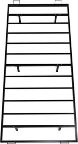 Dizajnová posteľ 90x200 čierna s LED podsvietením