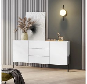 TV stolík/skrinka Kjukon 180 (matná biela). Vlastná spoľahlivá doprava až k Vám domov. 1091873