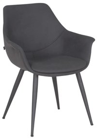 SIMONE ČALÚNENÁ STOLIČKA antracit grey