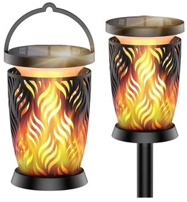 Solárne vonkajšie svietidlá v súprave 2 ks ø 8 cm – Garden Pleasure