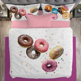 Gipetex Natural Dream 3D talianská obliečka 100% bavlna Donuts - 140x200 / 70x90 cm