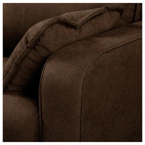 Tmavohnedá rohová pohovka (ľavý roh) Beata - Ropez