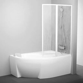 Ravak Supernova vanová zástěna 150x140 cm bílá 76p7010041 VSK2RO140R0P