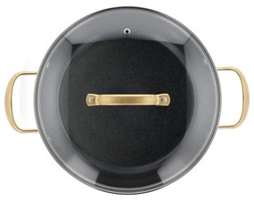 Hliníkový hrniec s nepriľnavým povrchom s pokrievkou na indukciu 2,6 l – Holm