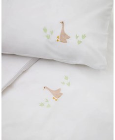 Biele detské obliečky do postieľky z bavlneného perkálu 70x140 cm Milu – Kave Home