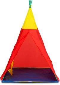 IPLAY Detský set stanov 5v1 – stan tipi, iglu, domček + 2 tunely pre deti
