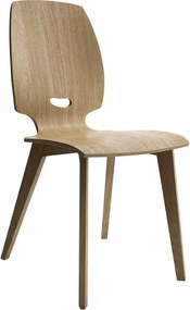 Jedálenská stolička FINN, 41x54x93 cm Buk