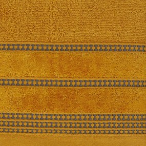 BAVLNENÝ UTERÁK AMANDA5 70X140 CM HORČICOVÁ