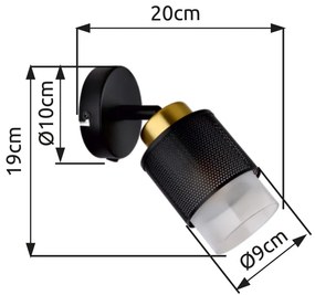 GLOBO OLGA 15709-1 Bodové svietidlo