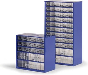 Kovová skriňa so zásuvkami, 306 x 155 x 282 mm, 30x S