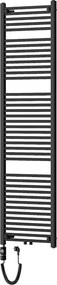 Mexen Mars, elektrické vykurovacie teleso 1800 x 500 mm, 900 W, čierna, W110-1800-500-2900-70