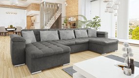 Rohová rozkladacia pohovka Wicenza Premium, Dostupné poťahy: Miu 2058 + Miu 2058 + Miu 2059