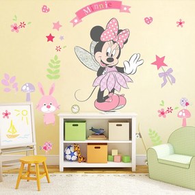 Veselá Stena Samolepka na stenu na stenu Minnie Mouse