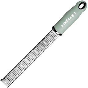 Microplane Strúhadlo Microplane PREMIUM ZESTER jemné s rukoväťou šedozelená farba