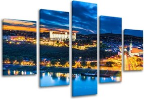 Obraz na stenu 5 dielny SLOVENSKO SK018E50