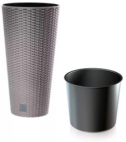 Plastový kvetináč DRTUS300 30 cm - mocca