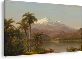 Obraz - Frederic Edwin Church, Tamaca Palms, reprodukcia (90x60 cm)